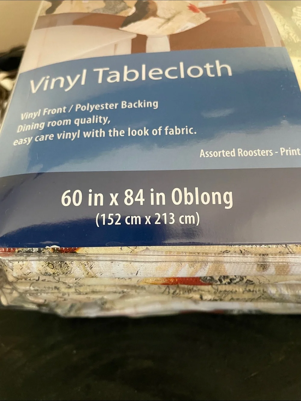 Mainstays vinyl tablecloth